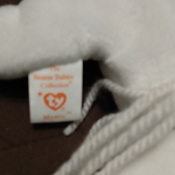 RARE! Mystic the unicorn white with irredescent horn beanie baby. Mint condition - Picture 5 of 6